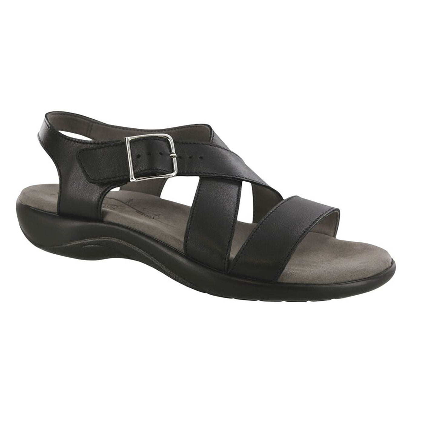 Women's Laguna Cross Strap Sandal Black