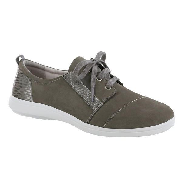 Women's Marnie Lace Up Sneaker Gris Snake