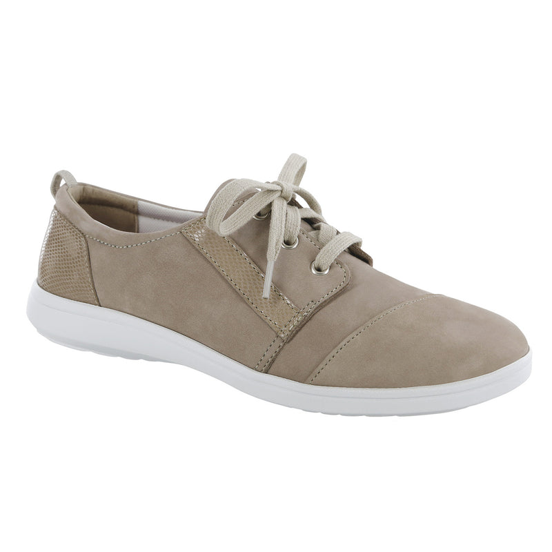 Women's Marnie Lace Up Sneaker Taupe Snake