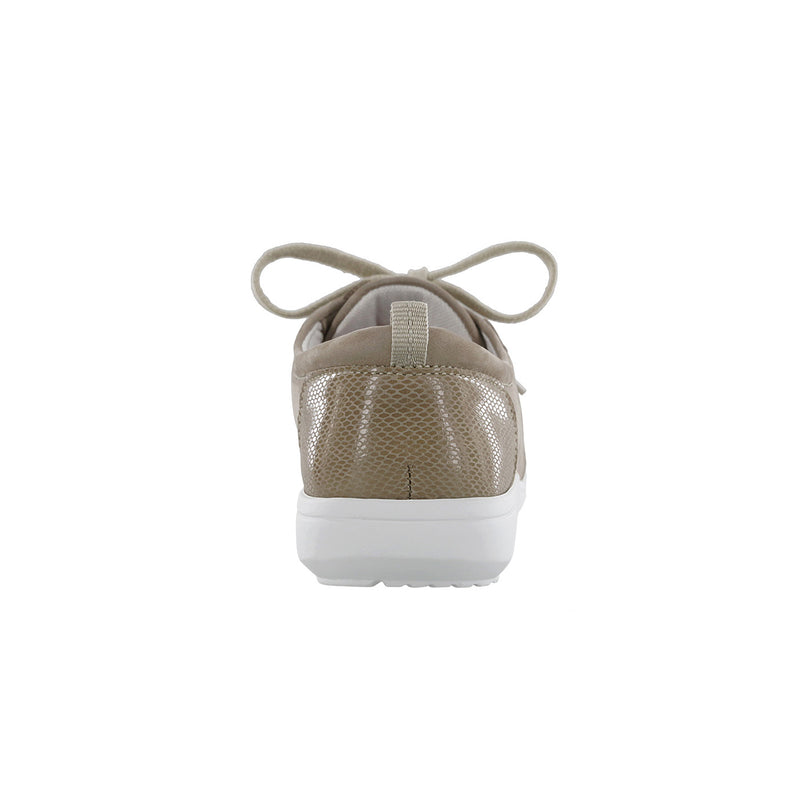 Women's Marnie Lace Up Sneaker Taupe Snake