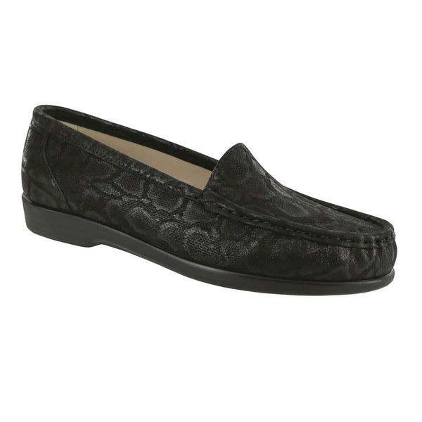 Women's Simplify Slip On Loafer Nero Snake