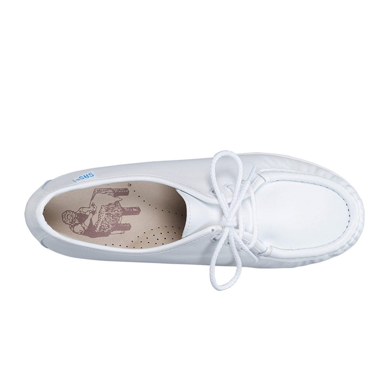 Women's Siesta Lace Up Loafer White