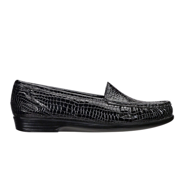 Women's Simplify Slip On Loafer Black Croc