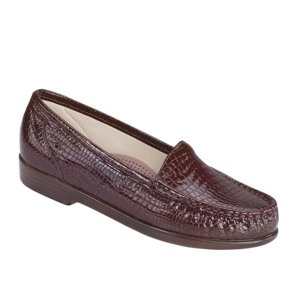 Women's Simplify Slip On Loafer Brown Croc