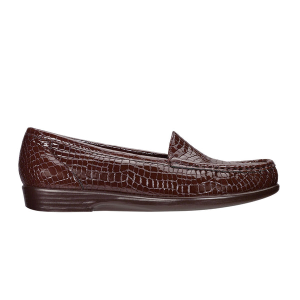 Women's Simplify Slip On Loafer Brown Croc