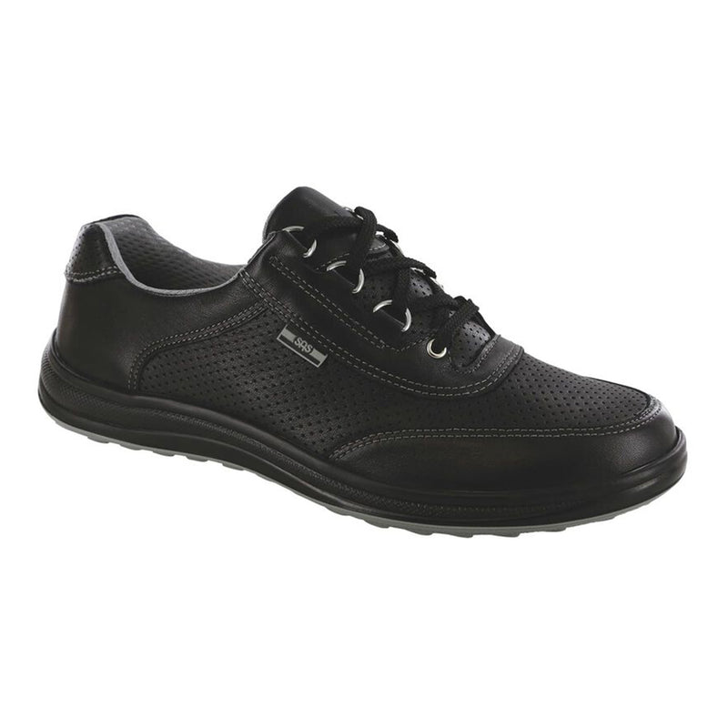 Women's Sporty Lux Lace Up Sneaker Black Perf