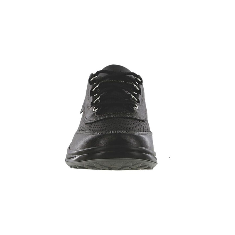 Women's Sporty Lux Lace Up Sneaker Black Perf