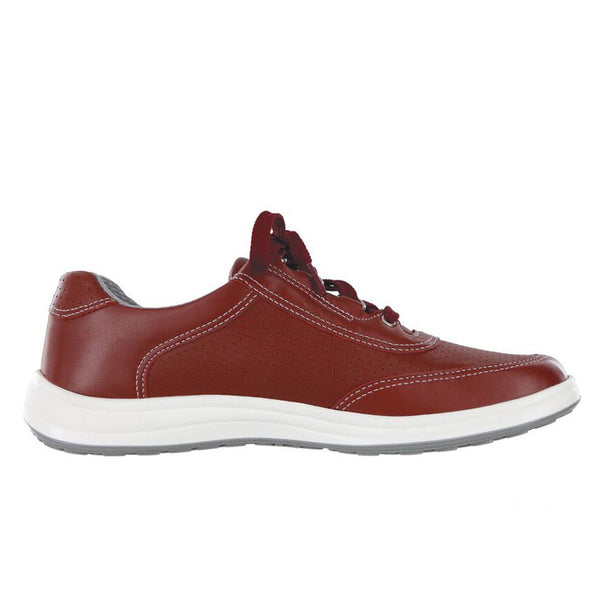 Women's Sporty Lux Lace Up Sneaker Ruby Perf