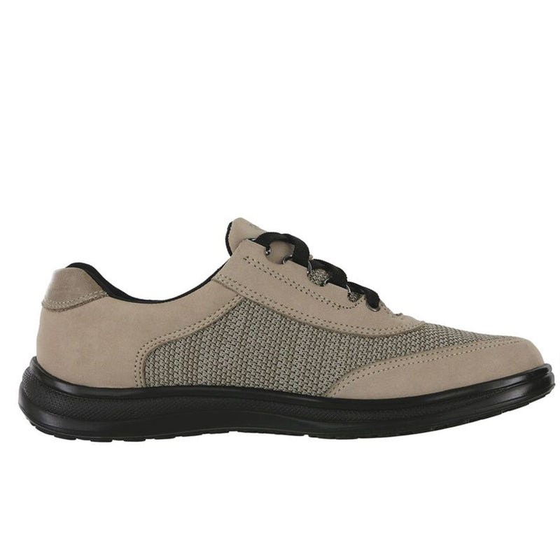 Women's Sporty Lux Lace Up Sneaker Taupe Stone