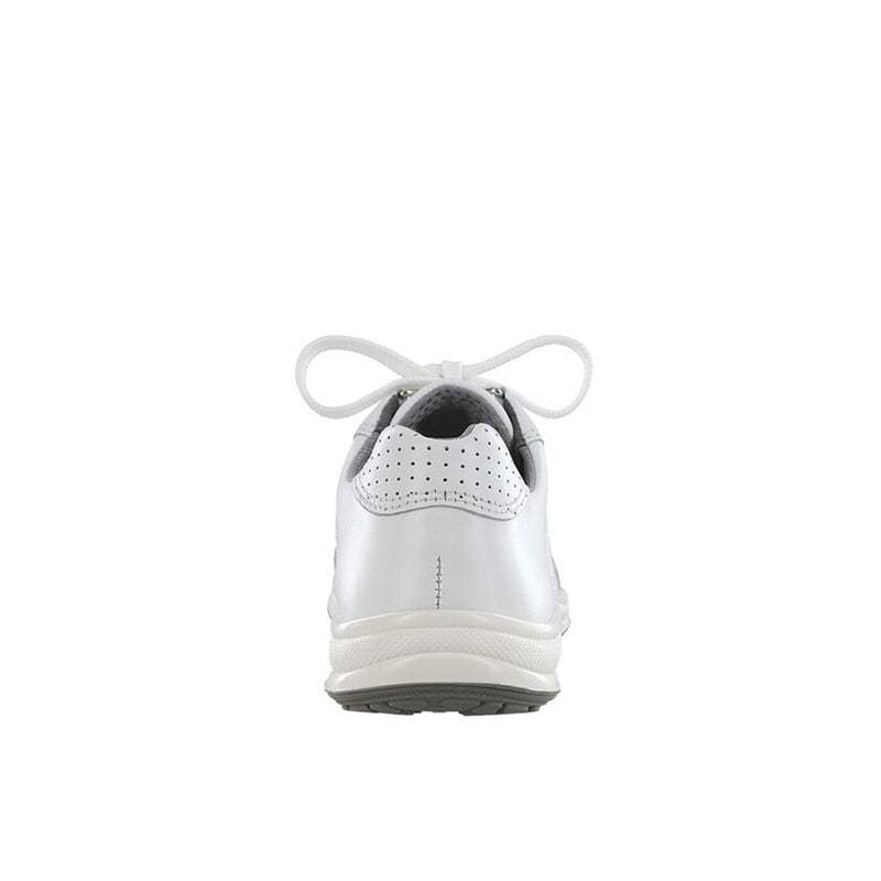 Women's Sporty Lux Lace Up Sneaker White Perf