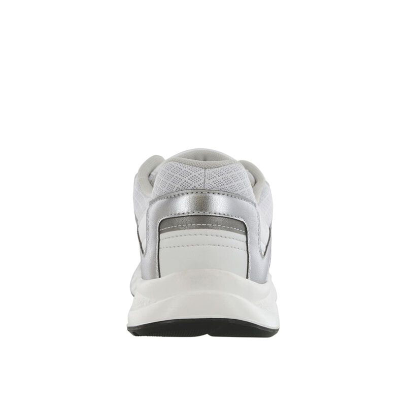 Women's Tempo Lace Up Sneaker Silver White