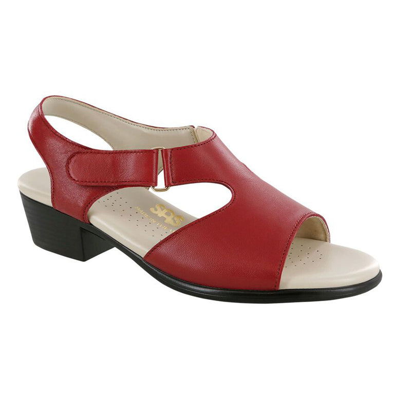 Women's Suntimer Heel Strap Sandal Red